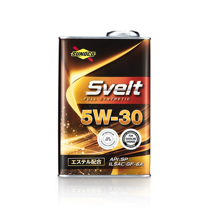 수노코(SUNOCO) 스벨트 수입차 외제차 합성 엔진오일 / 5W30 - 1L, 5w30, 1개