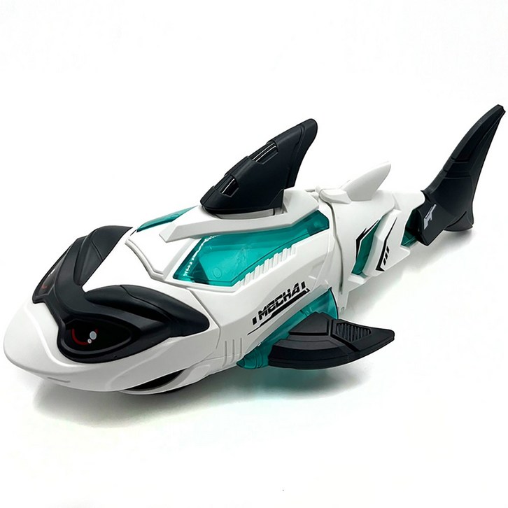 LED 신나는 멜로디 전동 움직이는 아기상어 로봇 장난감