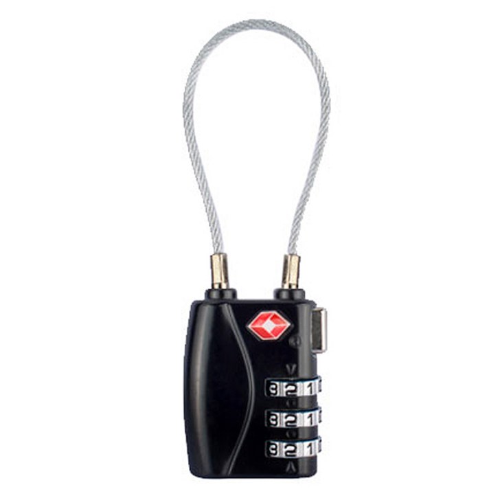 캐리어자물쇠 하리코 TSA 해외여행 자물쇠 블랙