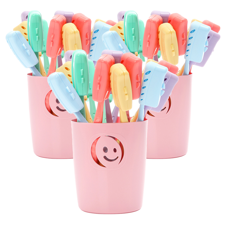 왕타 칫솔 바스켓 앤 커버 10p  걸이 5p  칫솔10p  바구니 랜덤 발송, 3세트