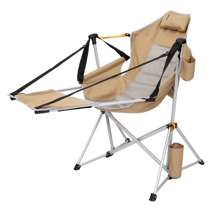 킹캠프 접이식 흔들 의자  발판 수납가방 세트