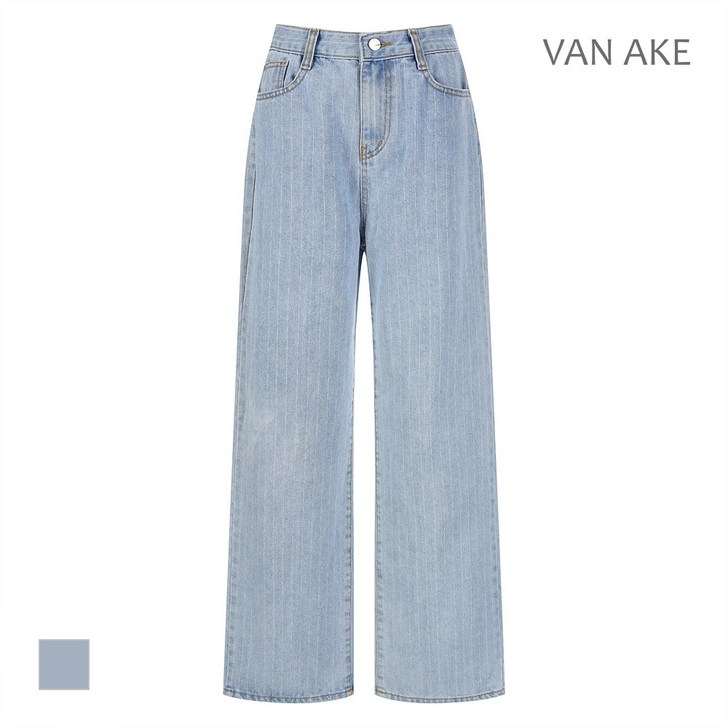 반에이크 스트라이프 데님팬츠VB44DLQ402T