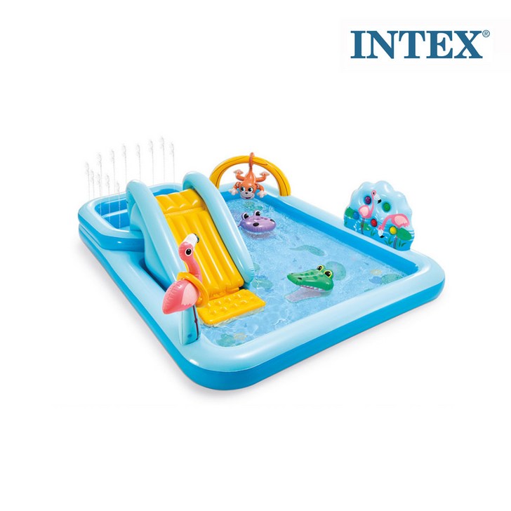 인텍스 57161풀장 인텍스 키즈 분수풀장 미끄럼틀 정글풀장, 인텍스 57161풀장