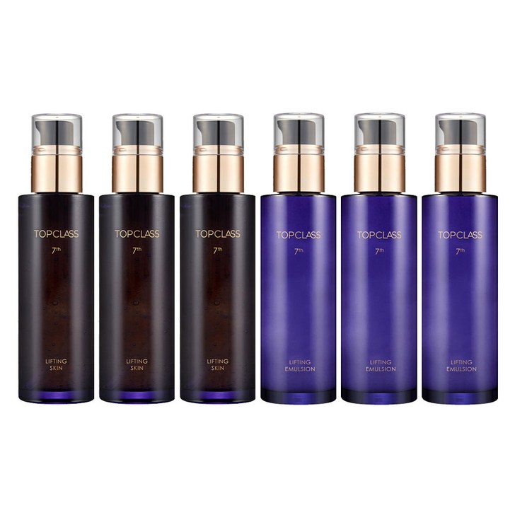 참존 3+3 탑클래스 리프팅 듀오 스킨 로션  120ML 총6개