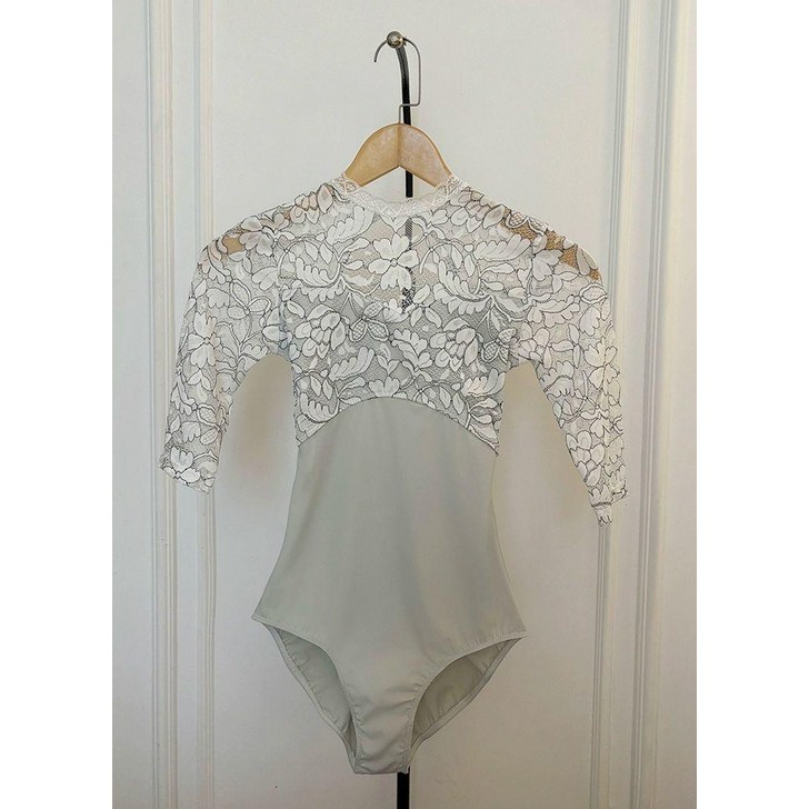 브리어 5부 소매 레이스 JS뉴욕 반팔 셔링 퍼프