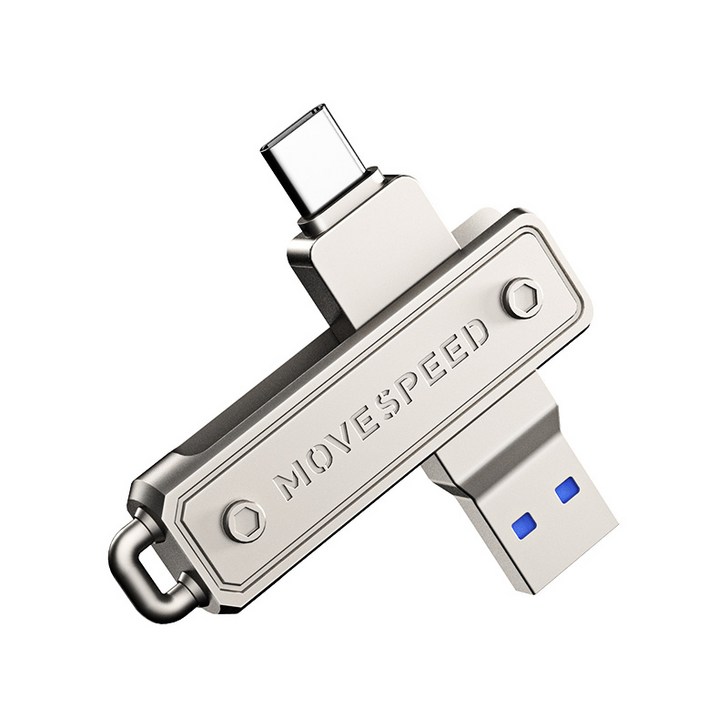 MOVESPEED YSULJ 150MBs USB 3.2 Gen 1 C타입 듀얼 인터페이스 플래시 드라이브, 1개, 64GB MOVESPEED YSULJ 150MBs USB 3.2 Gen 1 C타입 듀얼 인터페이스 플래시 드라이브, 1개, 64GB