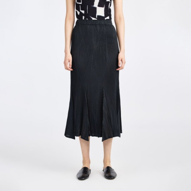 플리츠미 다이아몬드 마이크로플리츠 플레어 스커트PPSKM224002
