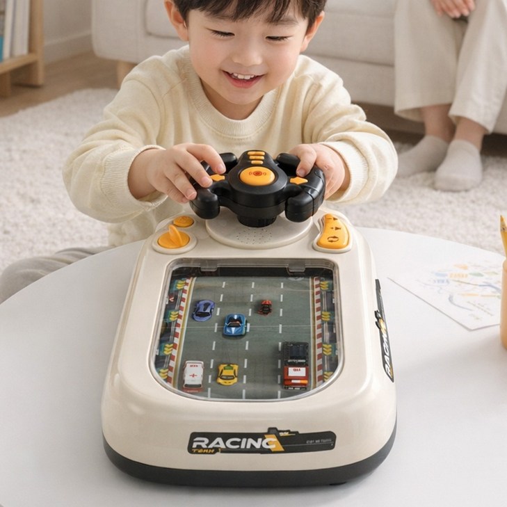 토요요 레이싱 게임 핸들 콘솔 장난감 자동차 보드게임 미니카 장난감SD1