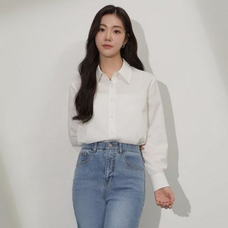 로엠 여성용 베이직 컬러 셔츠 로엠 여성용 베이직 컬러 셔츠