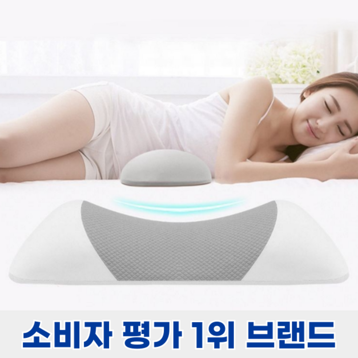 푸른잠 메모리폼 바른자세 요추 허리베개