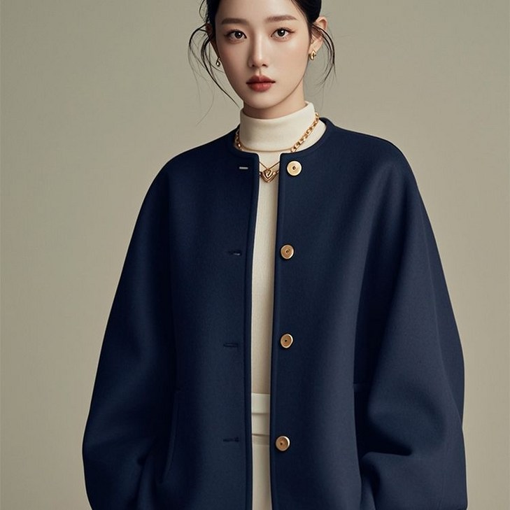 COSYEVNO 아우터 여 봄 가을 늦가을 초겨울 작은 향기 바람막이 상의