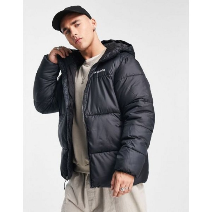 컬럼비아 퍼펙트 후드 자켓 블랙 단독 ASOS