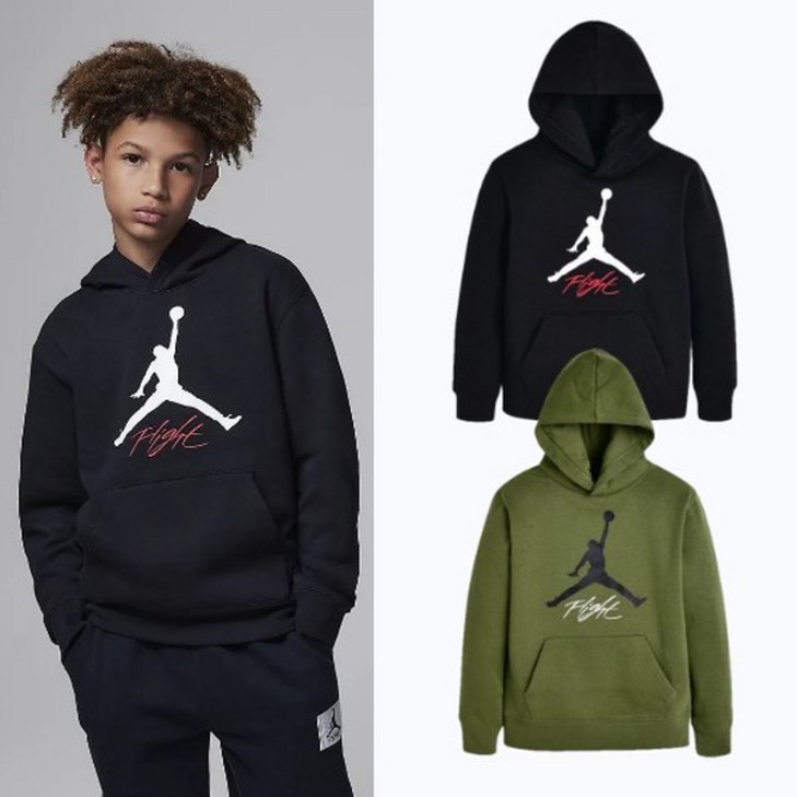 나이키키즈 조던주니어 140170 N234SW384P 베이스라인 후드티 기모 트레이닝복 플레이키즈프로MKD