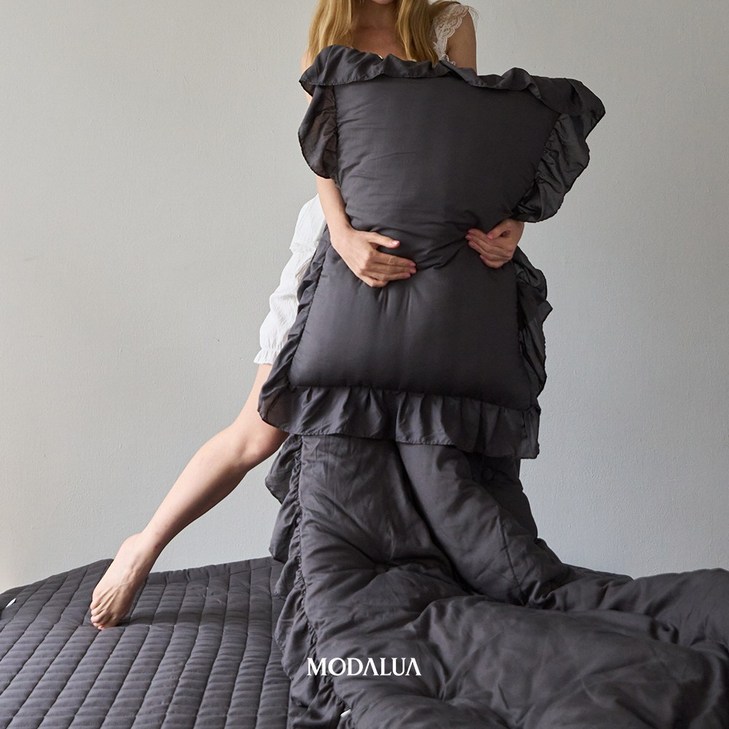 공식인증 에그룸 하이엔드 텐셀모달100 프릴 차렵이불 4color