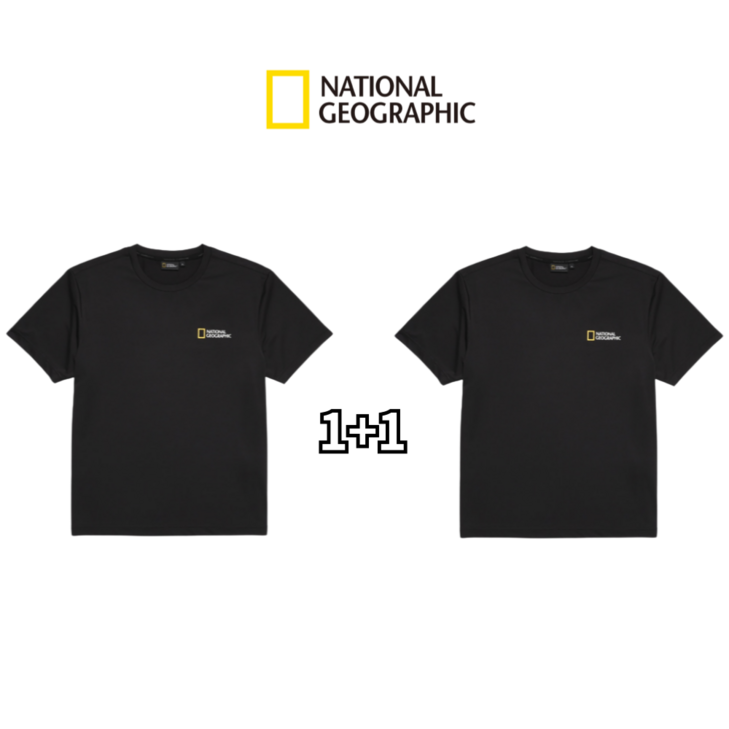 내셔널지오그래픽 11 반팔 티셔츠 남녀공용  르베로 다용도가방 세트