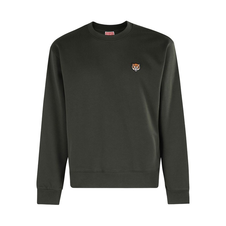 겐조 타이거 자수 크루 넥 스웨트셔츠