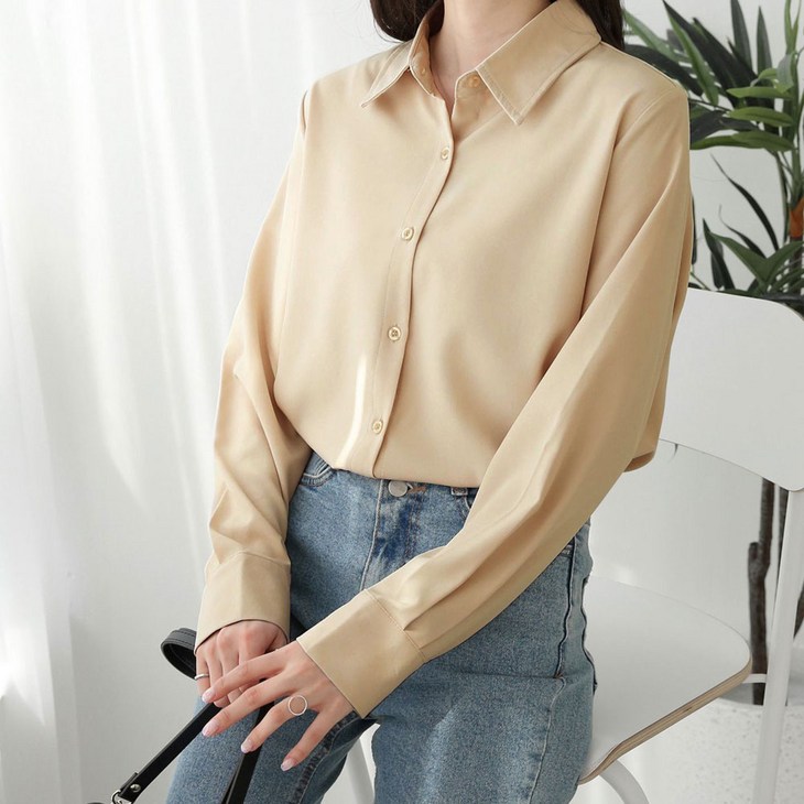 조이메리 여성 링클프리 구김없는 긴팔 셔츠 14컬러 프라하 블라우스