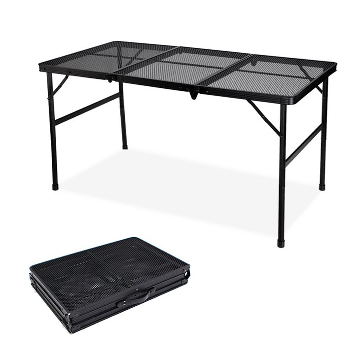 칼루스 아이언 메쉬 3단 테이블