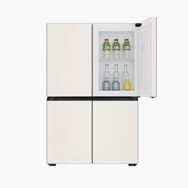 LG전자 디오스 오브제컬렉션 매직스페이스 832L 2도어 냉장고 방문설치