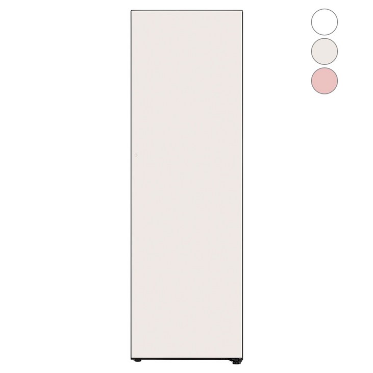 [색상선택형] LG전자 컨버터블 패키지 오브제컬렉션 냉동전용고 오토도어 글라스 324L Y322AA3, 베이지, Y322GB3S