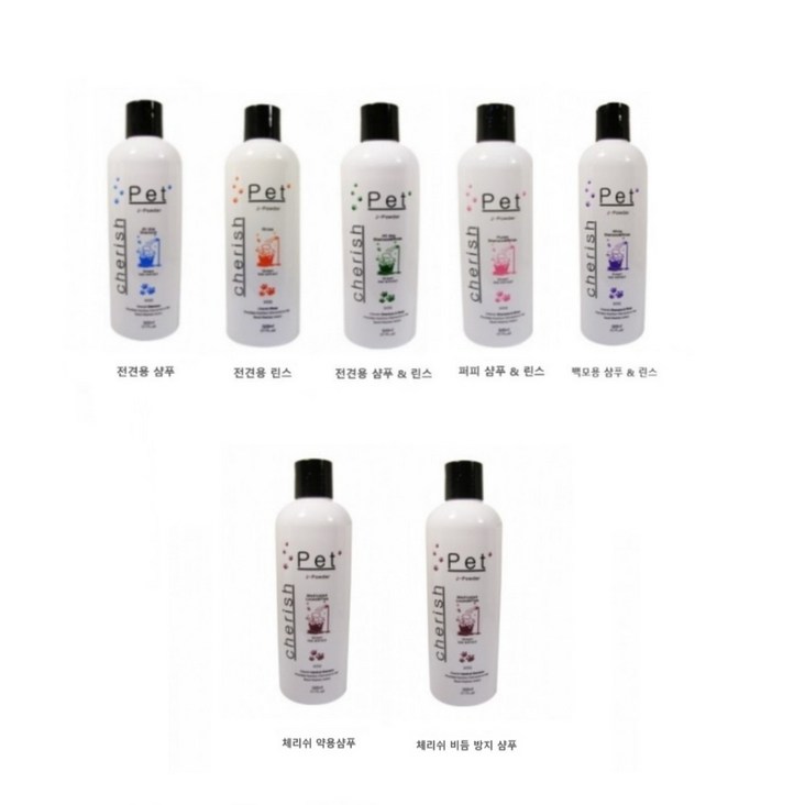 펫턴 강아지가 좋아하는 향과 순한 성분으로 만든 저자극 반려동물용 체리쉬 삼푸 New 브리더 샴푸 500ml
