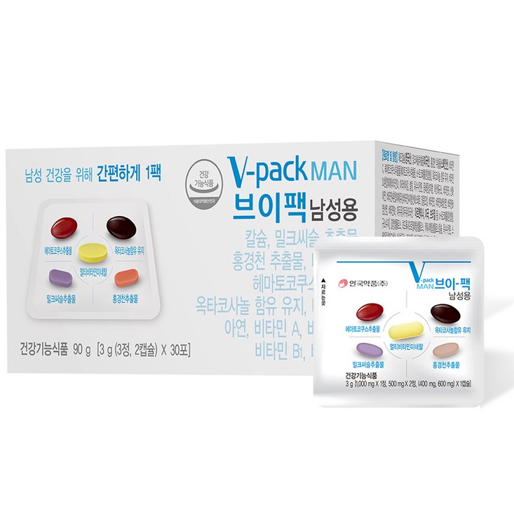 안국약품 남성용 브이팩 VPACK 영양제 30p