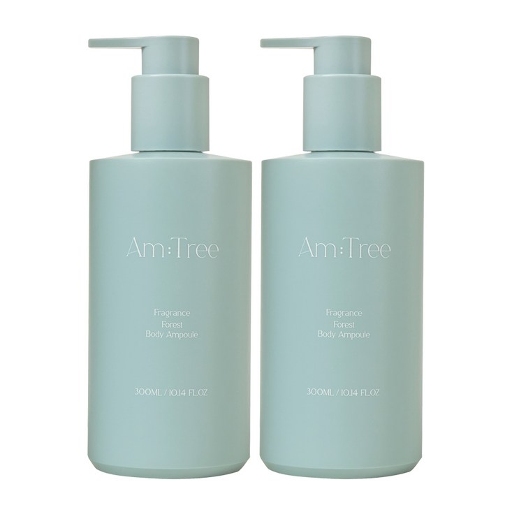 에이엠트리 프레그런스 숲 바디앰플 300ml 퍼퓸로션고보습향좋은바디로션 바디로션, 300ml, 2개