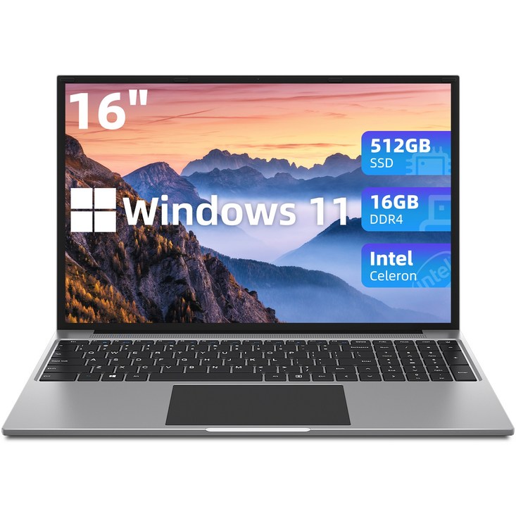 노트북16인치DDR4 16GSSD 512G가성비노트북슬림FHD IPS업무용사무용그레이, WIN11 Home, grey, 16GB, 512GB, 노트북 노트북16인치DDR4 16GSSD 512G가성비노트북슬림FHD IPS업무용사무용그레이, WIN11 Home, grey, 16GB, 512GB, 노트북