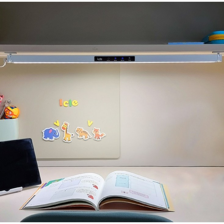 아이클 LED 책상 독서실 스탠드 조명 책상등 독서등 싱크대 부착형 - 투데이밈