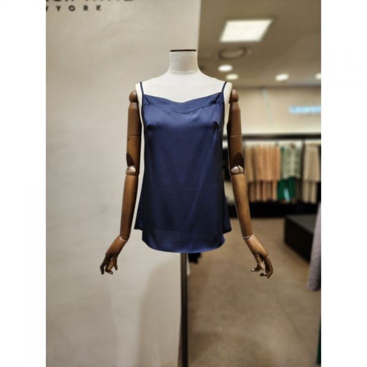 모조에스핀 프로모션 실키 슬리브리스 탑 블라우스 S232XSC001NY 백화점 아울렛 한정수량 3528181