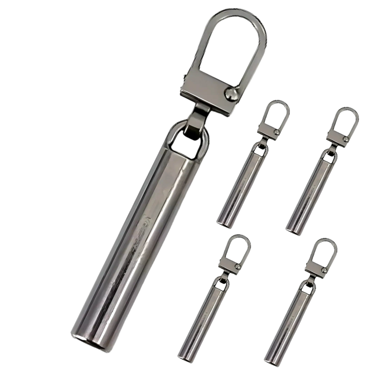 스윕스 지퍼 손잡이 고리 슬라이더 교체형4p, 1개, 그레이