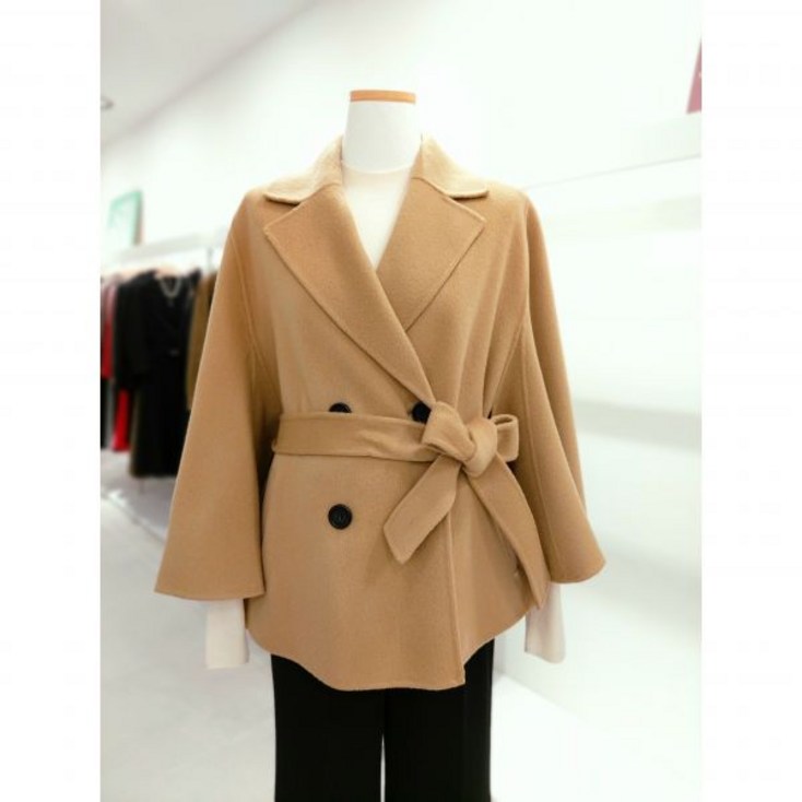 지고트 모100 케이프 반코트 JPAA0CTC23