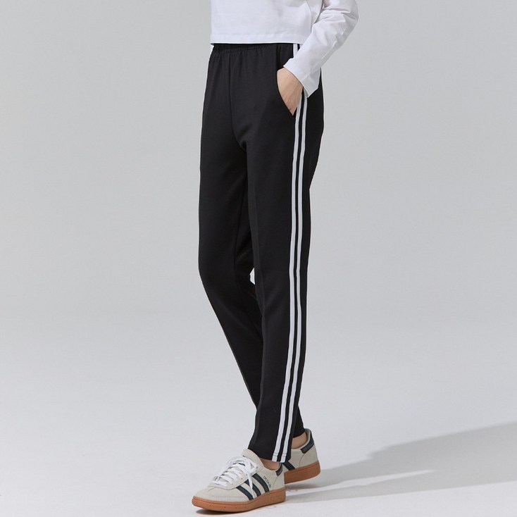 블랙몬스터핏 기모 이선 트레이닝바지 블랙몬스터핏 기모 이선 트레이닝바지