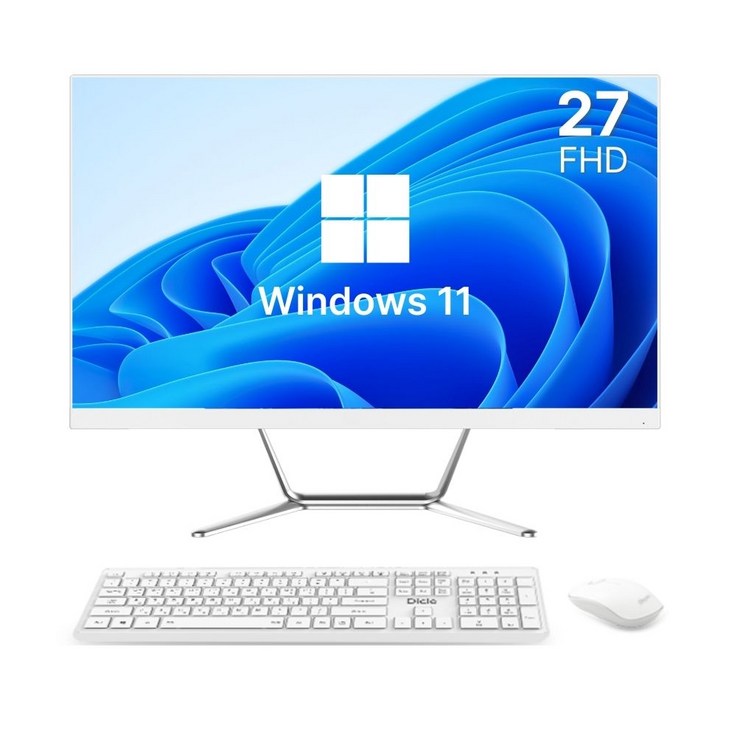 디클 일체형 PC 셀러론N5095 무선키보드 마우스 포함