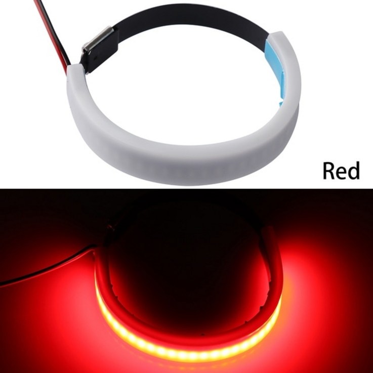 바이크 오토바이 액세서리용 SMD LED 스트립 클린 룩 포크 방향 지시등 빨간색파란색노란색흰색