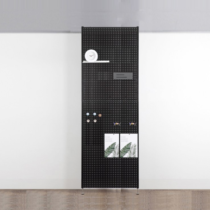 타공판닷컴 가벽 인테리어 사무실 셀프 파티션 70 x 200 cm, 블랙