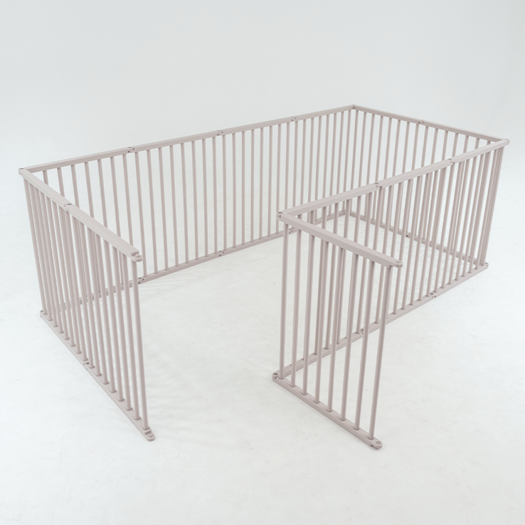 독톡 새끼 강아지 울타리 펜스 ABS 40cm 6p, 상하단코코아밀크, 파이프코코아밀크