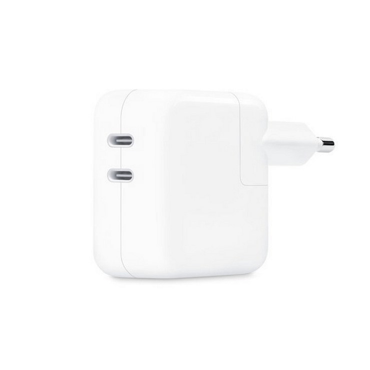 애플 35W USB타입C 2포트 충전기 MNWP3KHA, 화이트, 1개