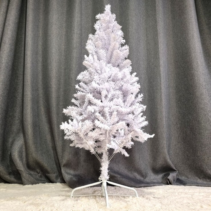 하얀 화이트 크리스마스트리 무장식 나무 1.2M 1.5M 1.8M