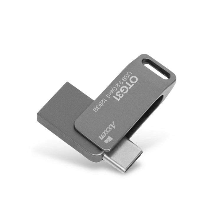 액센 가디언 USB 3.2 Gen1 USB 메모리 OTG31, 128GB