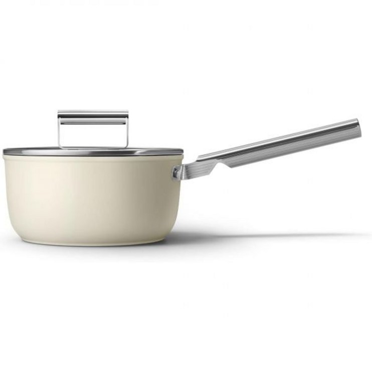 스메그 SMEG 냄비 양수냄비 인덕션가능 20cm 크림 CKFS2011CRM 스메그 SMEG 냄비 양수냄비 인덕션가능 20cm 크림 CKFS2011CRM