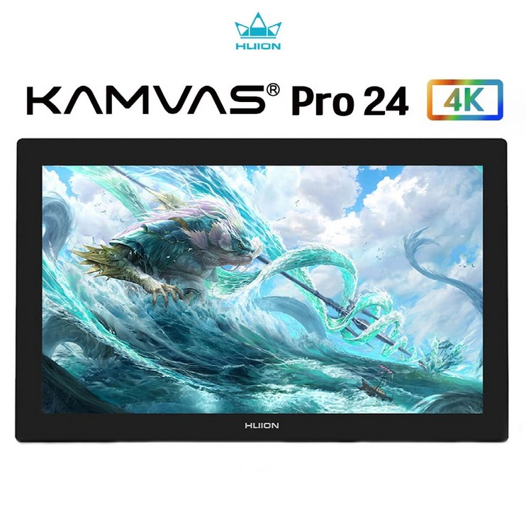 휴이온 KAMVAS Pro 24 4K UHD액정타블렛, 블랙 휴이온 KAMVAS Pro 24 4K UHD액정타블렛, 블랙