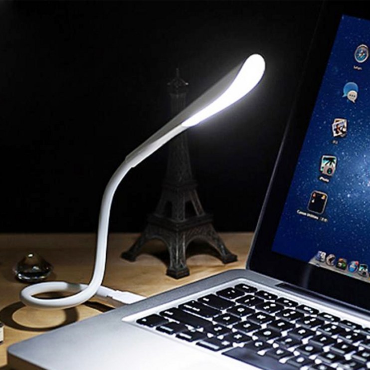 엠존 플렉시블 LED 터치라이트 USB타입 노트북 조명 보조배터리 - 에잇폼