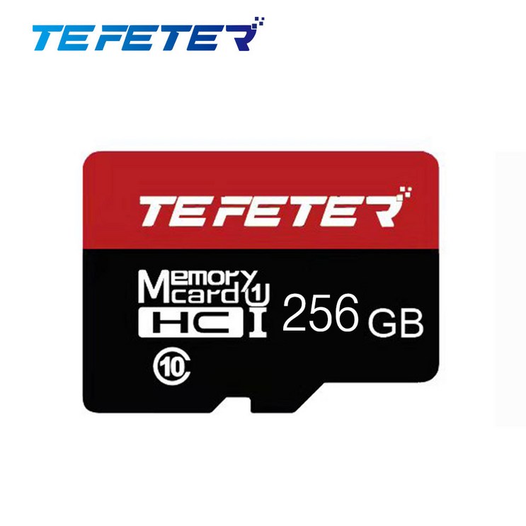 삼성마이크로sd카드 TEFETER 메모리카드 영상 녹화와 사진 촬영용 메모리 카드 카메라 전용 SD 카드, 256G