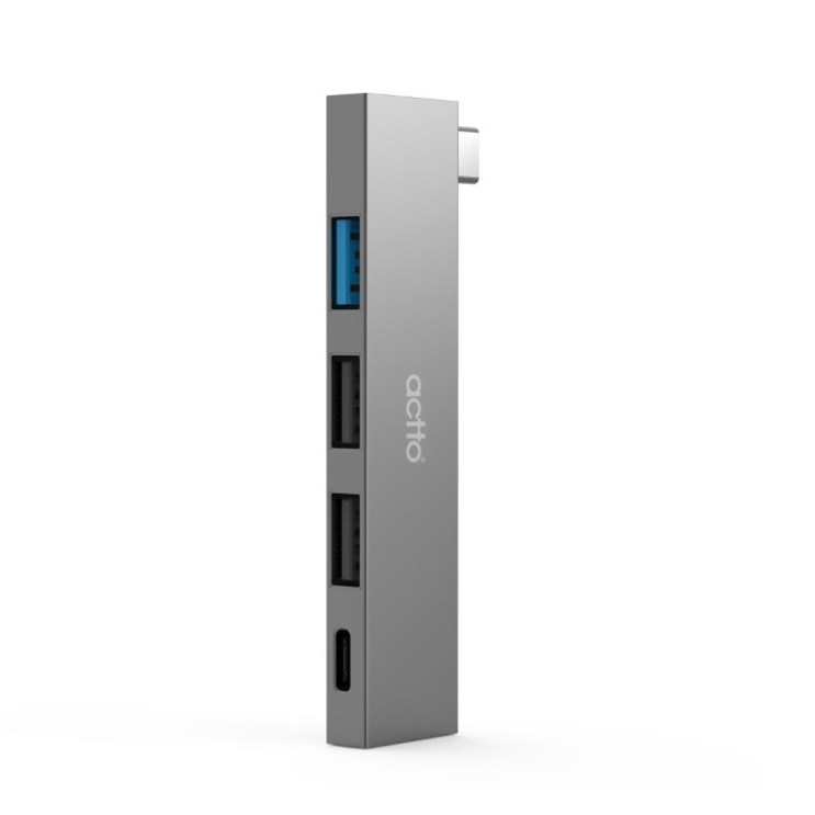 엑토 4포트 C타입 USB 3.2 일체형 멀티허브 HUB43