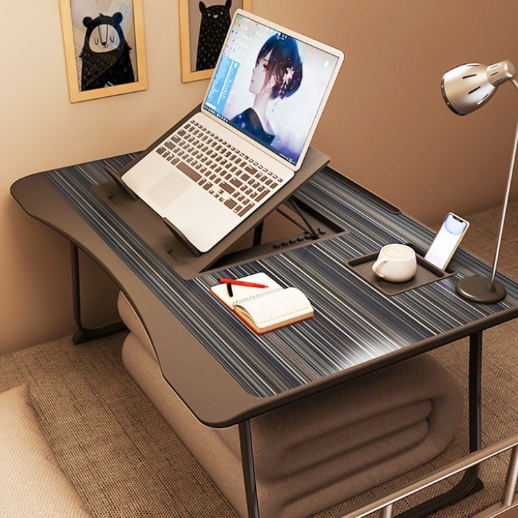 에이원스토어 베드 좌식 접이식 책상 노트북 테블릿 거치대 테이블