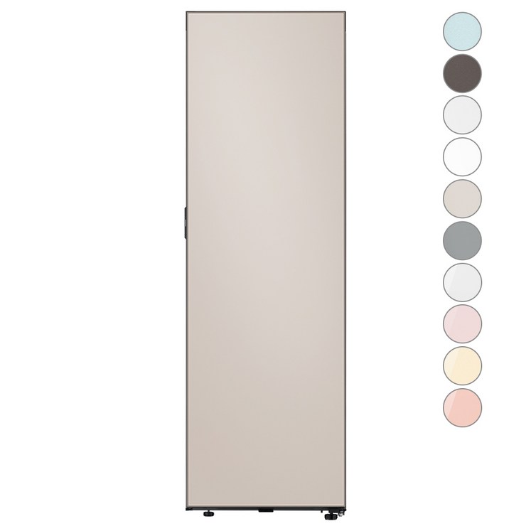 색상선택형 삼성전자 비스포크 스탠드형 김치플러스 1도어 키친핏 냉장고 우개폐 348L 방문설치