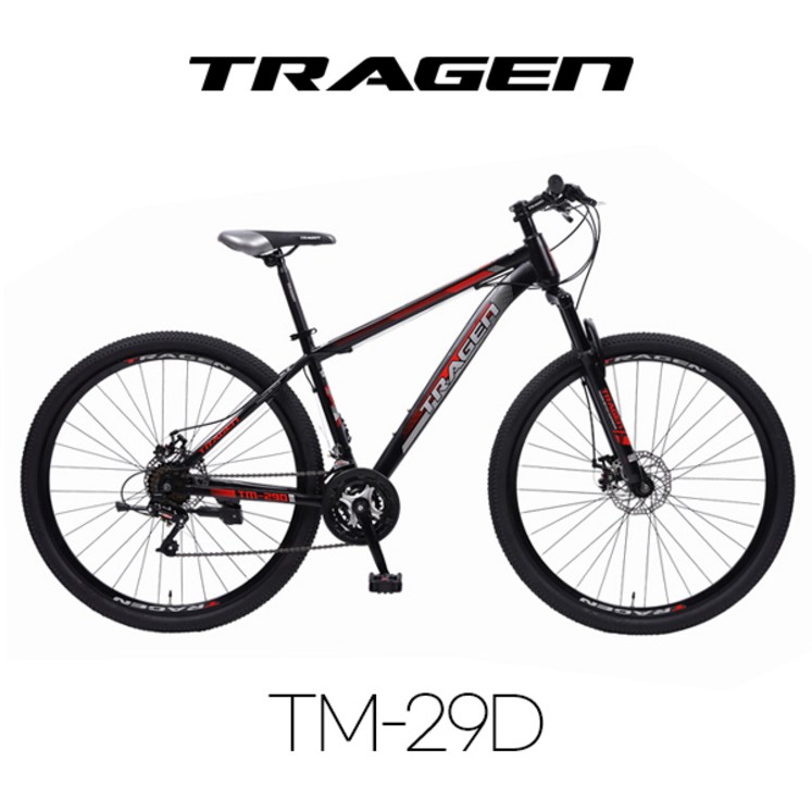 TRAGEN 트라젠 TM-29D 원터치21단 디스크브레이크 앞서스펜션 스틸자전거 7