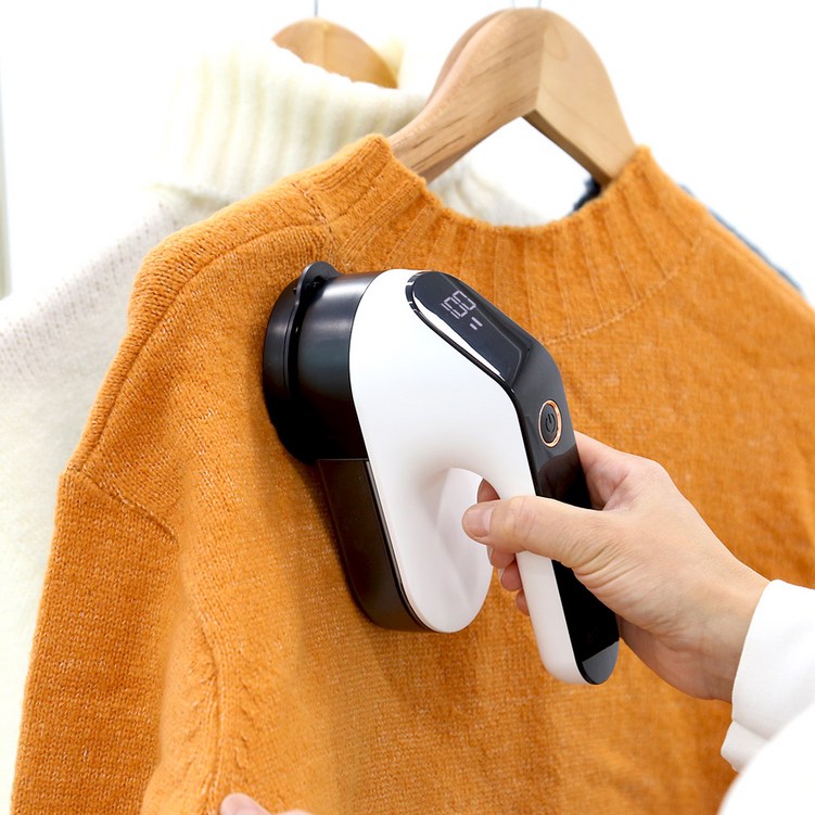 프롬비 6중날 높이조절 세탁소 보풀제거기 FD234, 6중날 보풀제거기 블랙화이트