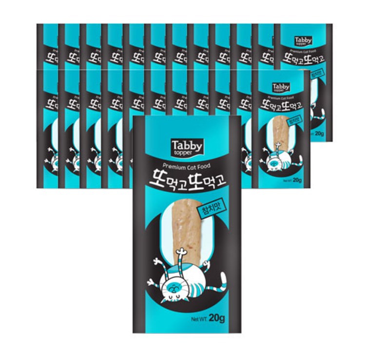 테비 또 먹고 또 먹고 고양이 간식 20g